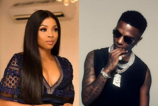 Wizkid reacts as Toke Makinwa reveals he used to be their Errand Boy