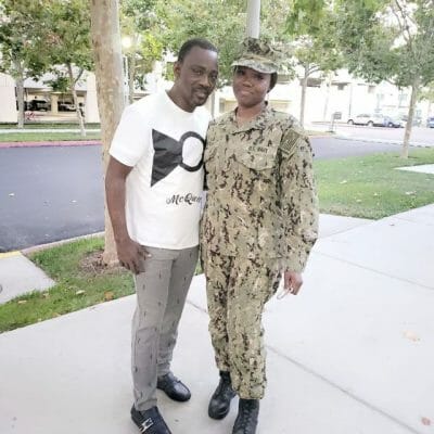 Pasuma pays a visit to his daughter, a naval officer in California.