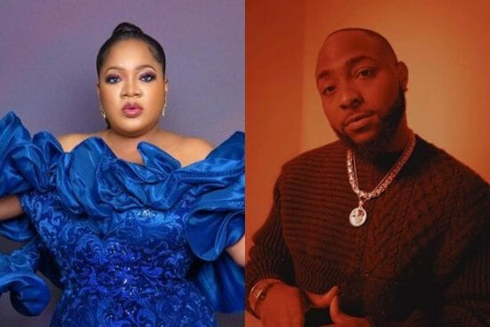 Actress Toyin Abraham reveals why she loves Davido