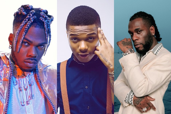 Best-selling Nigerian artistes digitally in 2021 so far