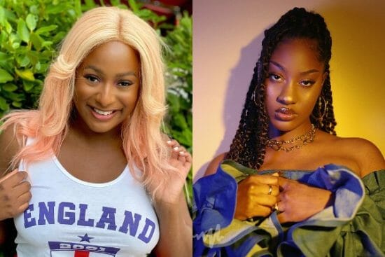 DJ Cuppy reacts as fan compares her to Tems