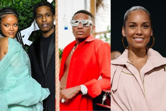 Rihanna, ASAP Rocky, Alicia Keys spotted at Wizkid's LA Concert