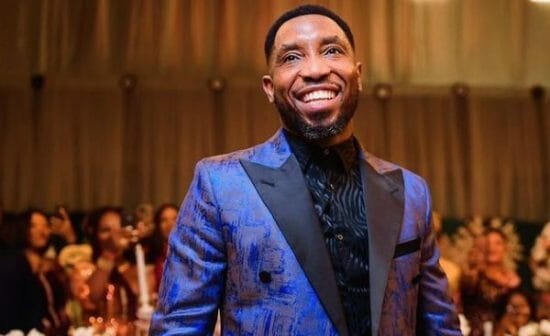 Timi Dakolo reacts after being warned not to perform "Great Nation" during Independence day