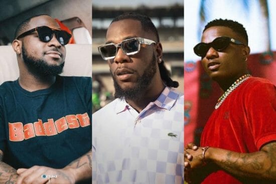 Wizkid, Davido, Burna Boy, others battle for "Best Male West Africa" Award