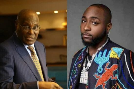 Atiku Abubakar praises Davido for donating money to orphanages