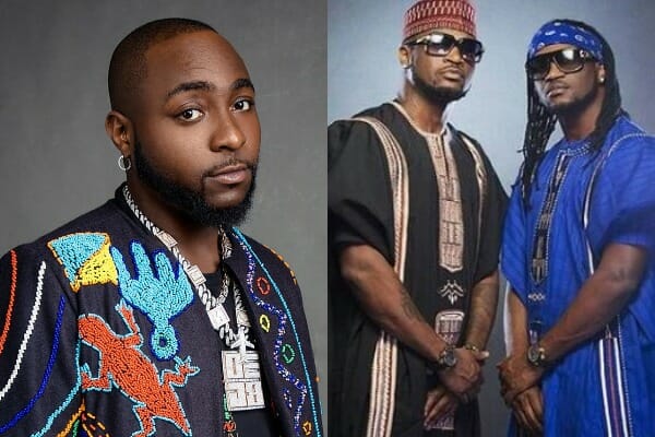 Davido reacts to Psquare's reconciliation