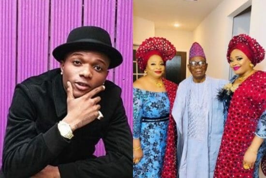 Wizkid shows off His Parents On Social Media