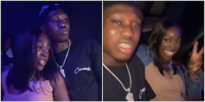 Zlatan Ibile and Baby Mama waxing strong as she shows up for his london Concert.