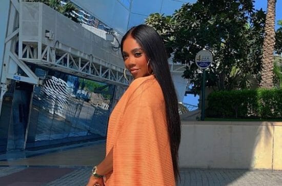 Tiwa Savage shows off Shoes she Is taking for a one week Vacation