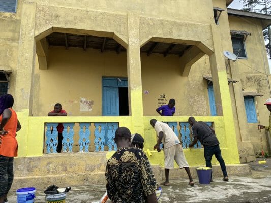 How Wizkid’s team painted a whole town just to shoot a short film