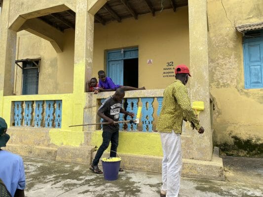 How Wizkid’s team painted a whole town just to shoot a short film