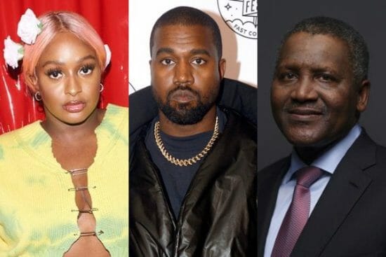 "Kanye West isn't the richest black man, its Dangote"- DJ Cuppy