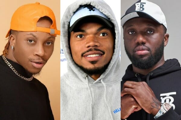 Oxlade links up with Chance The Rapper and Headie One in Ghana