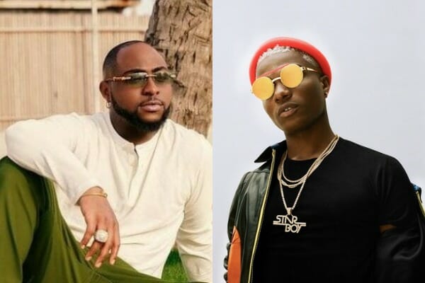 Several occasions Davido and Wizkid showed each other love in public