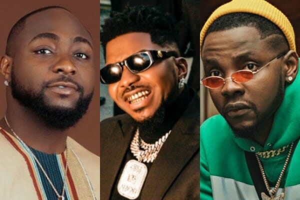 Davido, Skiibii, and Others Storm Kizz Daniel's Studio