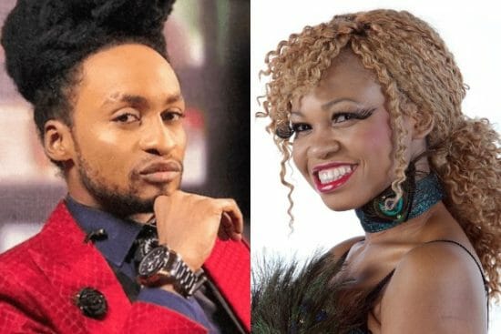 Denrele Edun visits Goldie’s graveside on her Ninth death anniversary