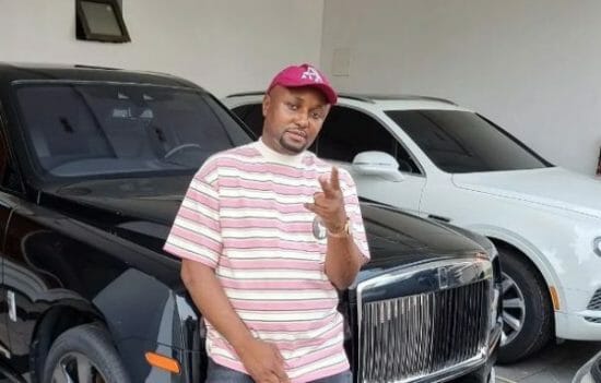 Isreal DMW visits UNIBEN With New Car Davido Gifted Him, Causes a Frenzy