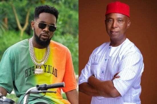 Nigerians react as Patoranking plays foootball with Ned Nwoko