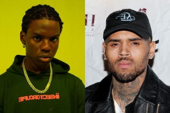 Rema teams up with Chris Brown, teases a possible collaboration.