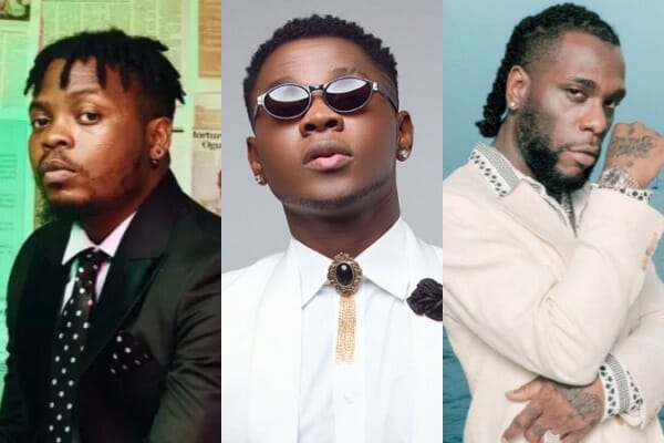 Top 10 Audiomack most-streamed artistes of January 2022 in Nigeria