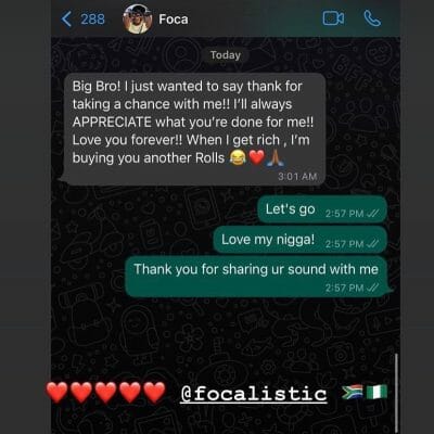 South African singer Focalistic vows to buy Davido another Rolls Royce