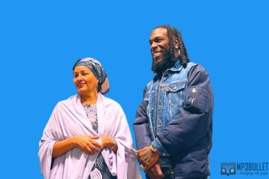 Burna Boy pays a visit to UN Deputy Secretary-General Amina Mohammed