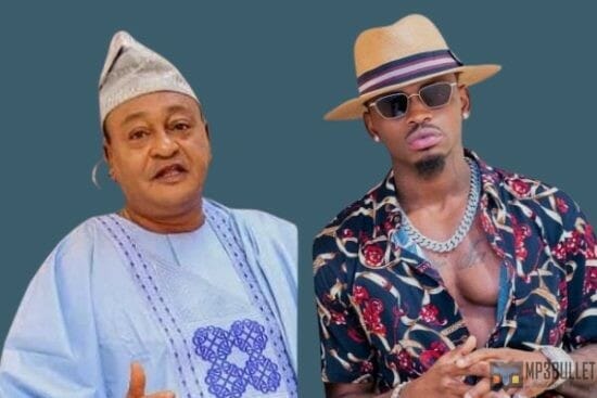 Excitement as Diamond Platnumz features Jide Kosoko in music video