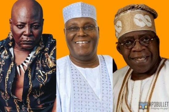 Charly Boy reveals what he will do if Atiku or Tinubu becomes Nigeria's president