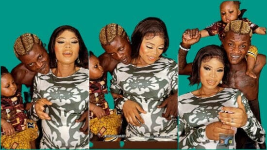 Portable weds his baby mama at the naming ceremony for their son