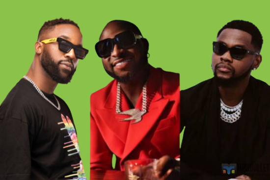 Iyanya, Kizz Daniel and Davido preview snippet of their collaboration