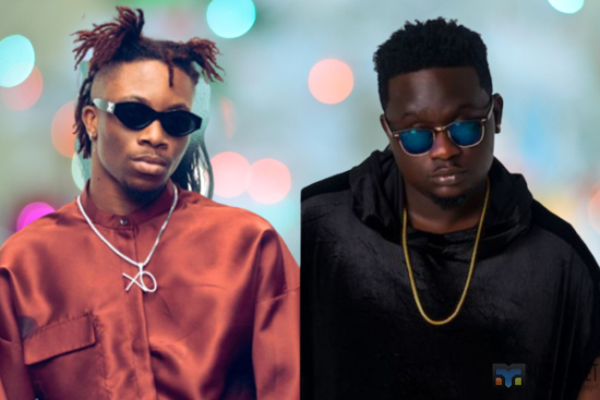 Oxlade reacts as a fan compares him to Wande Coal.