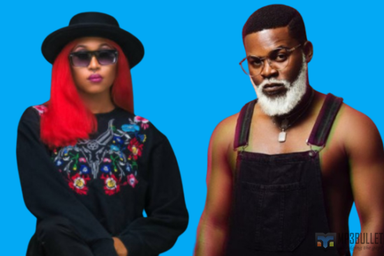 Cynthia Morgan asks questions about Falz's relationship status.