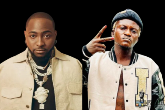 Davido reacts as Portable gives motivational speech on success