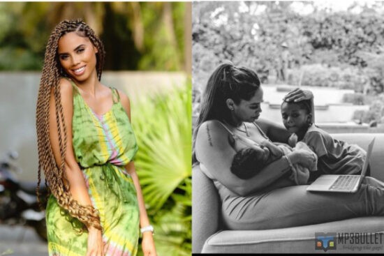 Wizkid's girl, Jada P shares pics of their second child for the 1st time