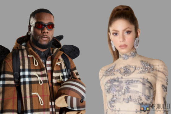 Burna Boy features on Burberry's Christmas Campaign Alongside Shakira