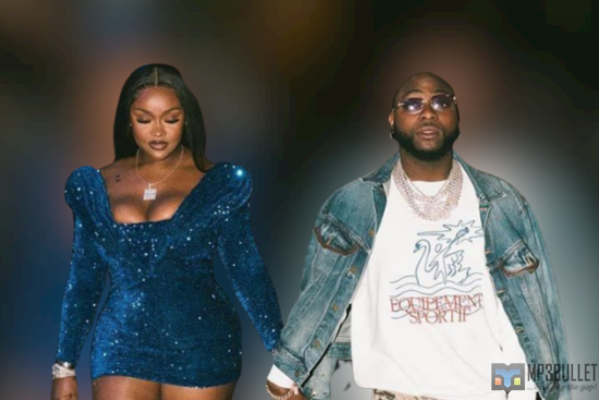 Fans swoon over sweet moment Davido and Chioma Rowland exchanged a kiss in Qatar.