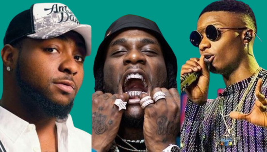 Burna Boy, Davido, Wizkid bag nominations in the same NAACP Awards category