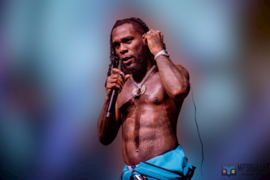 Burna Boy kicks an overzealous fan who tried to mount the stage