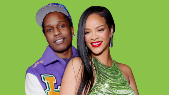 ASAP Rocky cheers Rihanna as she gives an electrifying Super Bowl Performance