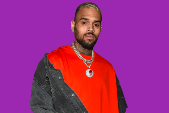 Chris Brown reacts to throwing fan’s phone away during a lap dance