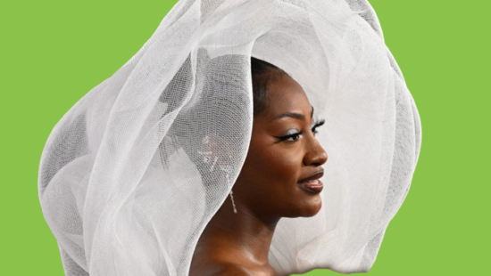 Tems reacts after getting criticism for her over the top attire at the 2023 Oscars.