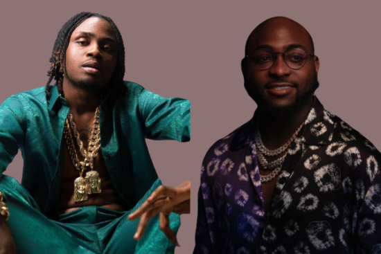 Davido gifts new signee, Logos Olori a 30BG Diamond Pendant