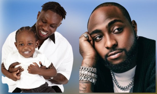 Video Davido, others gush as Zlatan's son chases father off his bed