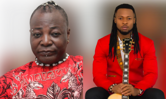 What a beautiful sight - Charly Boy reacts to video of Flavour paying his son a visit on his birthday