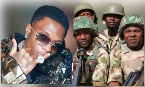 Wizkid For Life...- Nigerian soldiers hail as they query those who are not fans of the singer