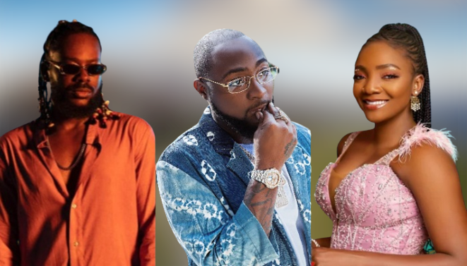 Davido reacts to video of AG Baby and Simi recording in the studio