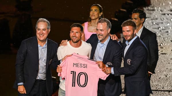 Inter Miami unveil Lionel Messi to sold-out crowd