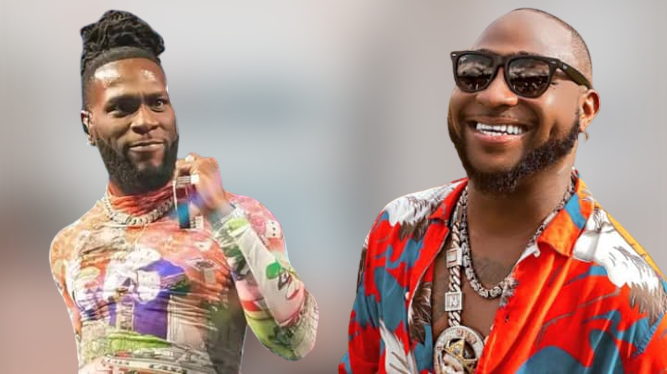 Burna Boy Matches Davido's Record on US Apple Music Chart