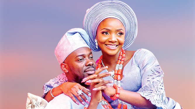 'I slid into her Facebook DM' – Adekunle Gold reveals how he met his wife Simi (Video)