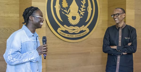 Rema meets with Rwandan President Paul Kagame (VIDEO)